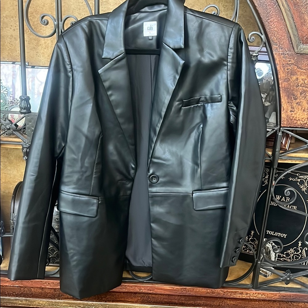Cabi Black Leather Jacket